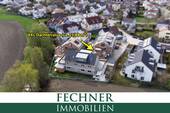 Luftaufnahme - 3-ZKB-Wohnung (1. OG, Aufzug) mit XXL-Dachterrasse (25,88m²!), Wallbox vorbereitet, ruhige Lage!