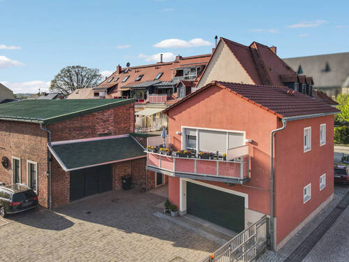 Außenansicht Anbau (3-Raum-Maisonettewohnung, Haus Nr. 5) - 
