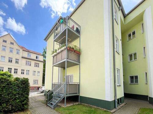 Blick zum Balkon - 