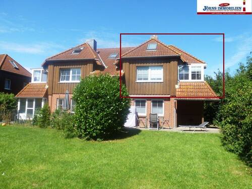 Rückansicht - CHARMANTE 'WENKE' MIT BLICK INS GRÜNE IN STRANDNÄHE!