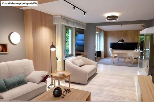 Homestaging Wohnzimmer Erdgeschoss - Ihr Haus am Waldrand - 298.000,00&nbsp;EUR Kaufpreis, ca.&nbsp; 167,00&nbsp;m&sup2;&nbsp;Wohnfl&auml;che