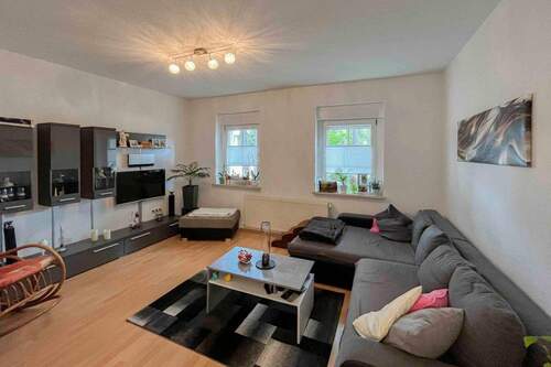 Wohnzimmer EG rechts - Doppelhaushälfte mit 140,30 m² in Sandersdorf-Brehna zum Kaufen