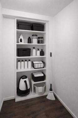 Abstellkammer visualisiert - 