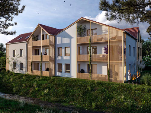 Blick vom Grunnelbach - Etagenwohnung mit 57,50 m&sup2; in Kassel zum Kaufen