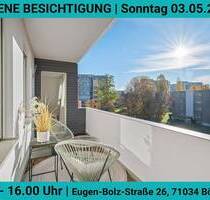 OFFENE BESICHTIGUNG, 03.05.26, 14 - 16 Uhr| 4-Zimmer-Wohnung mit Südloggia - sofort Bezugsfrei! - Böblingen