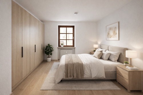 Modellbild Schlafzimmer - Moderne 2-Zimmer-Wohnung im Herzen von Regensburg Innenstadt - Wohnung 2