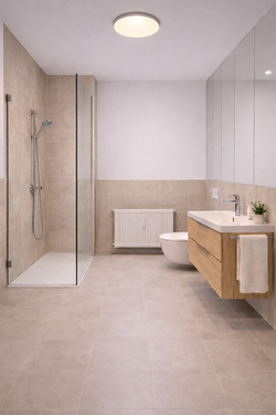 Modellbild Badezimmer - 2 Zimmer Etagenwohnung in Regensburg