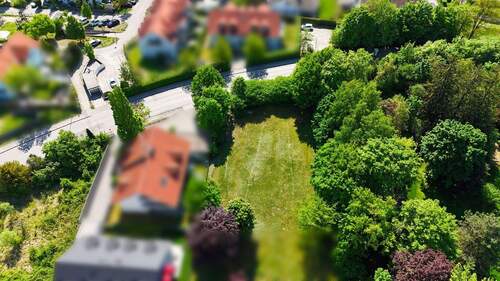 Luftaufnahme 1 - Grundstück in Aschheim