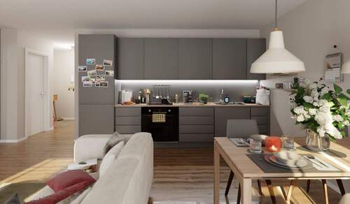 Offene Küche - 2 Zimmer Etagenwohnung in Loddin