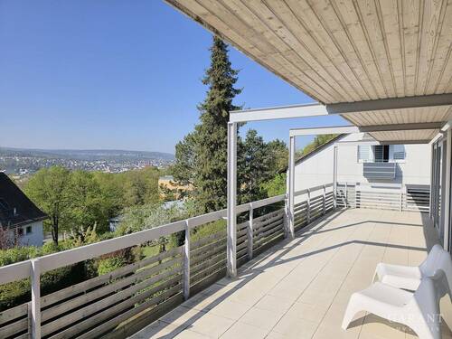 Balkon überdacht Westansicht - 