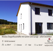 Offen. Hell. Zuhause. - Wohnglück im Erstbezug in Geiselwind