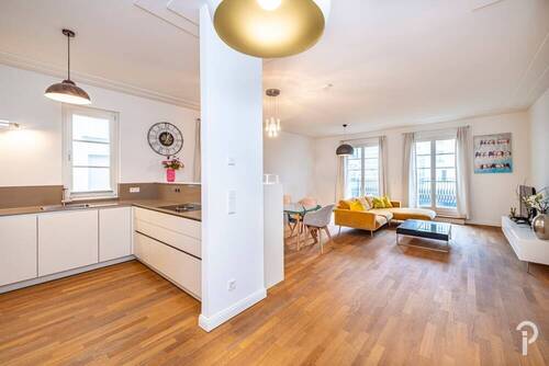 Wohn-/Essbereich - 3 Zimmer Etagenwohnung in Düsseldorf