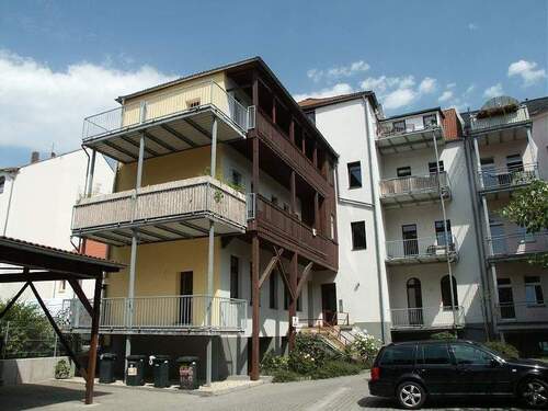 Rückansicht - 2 Zimmer Etagenwohnung zur Miete in Zwickau