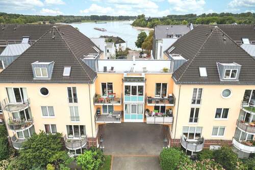 Außen - Wohnen oder Investieren: Stilvolle 2,5-Zimmer-Wohnung mit Balkon & Top-Ausstattung in Rheinnähe !!!