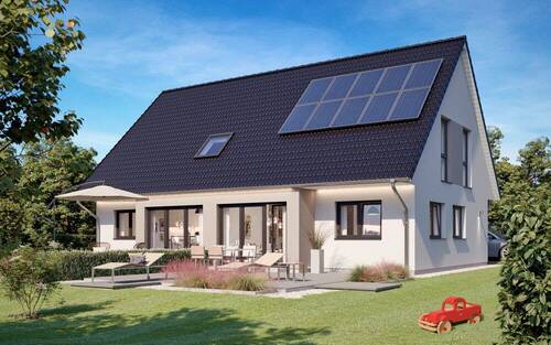 Ansicht_SH195_EW_Var.B - 7 Zimmer Einfamilienhaus zum Kaufen in Wiedemar