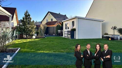 Garten - 5 Zimmer Mehrfamilienhaus, Wohnhaus in Fischach