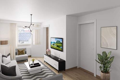 Wohnzimmer ( möbiliert ).jpg - Wohnen in TOP - Lage zum fairen Preis