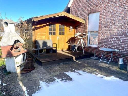 Gartenhaus im Winter - 