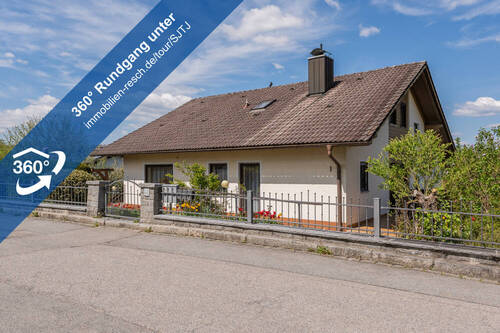 360°-Rundgang Außenansicht - Passau-NeustiftZentrum: Einfamilienhaus mit Einliegerwohnung