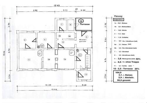 Planung Erdgeschoss - 
