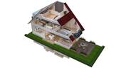 Erdgeschoss, Obergeschoss, Spitzboden 3D AP6 - 
