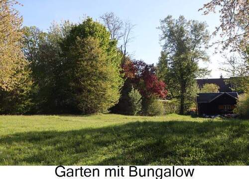 Garten mit Bungalow - Einfamilienhaus mit 105,00 m&sup2; in Jößnitz zum Kaufen