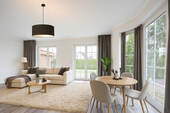 Wohn-Esszimmer_gestaged - 4 Zimmer Einfamilienhaus zur Miete in Elmshorn