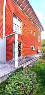 Gartenseite mit Terrasse - 5 Zimmer Einfamilienhaus zum Kaufen in Marburg