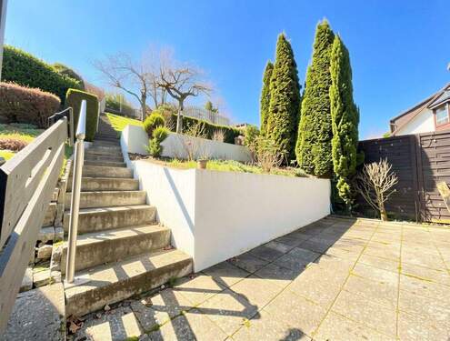 Garten - (KI Visualisierung) - 4 Zimmer Doppelhaushälfte in Denkendorf