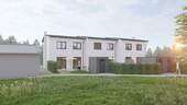 Visualisierung Gartenansicht - Reihenmittelhaus mit 114,70 m&sup2; in Heiligenhagen zur Miete