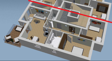 Die Wohnung 43 befindet sich im 2. OG - 