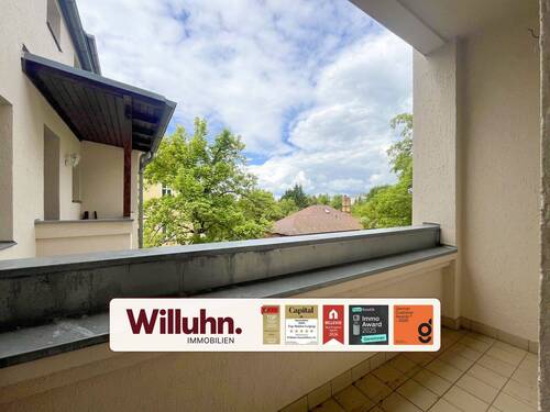 Balkon - Bezugsfreie 2-Zimmer Wohnung in Leipzig-Gohlis 