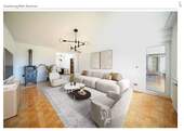 Visualisierung Wohnen/Essen - Etagenwohnung mit 114,00 m² in Würzburg zum Kaufen