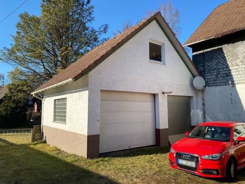 Ansicht der Doppelgarage - 