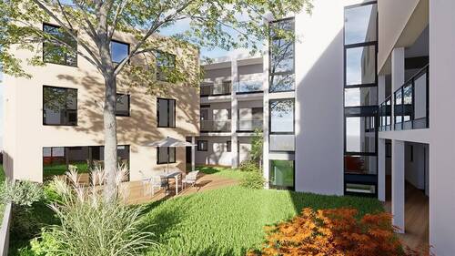 Visualisierung Innenhof - 2 Zimmer Etagenwohnung zum Kaufen in Rottweil / Altstadt