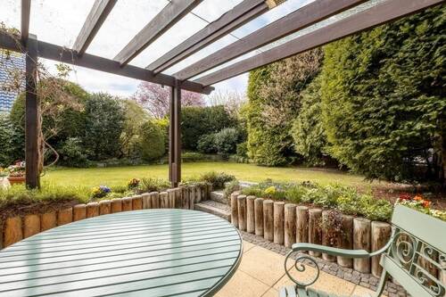 überdachte Terrasse mit Heizstrahler - 