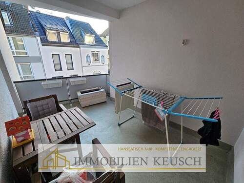 Großer überdachter Balkon - 