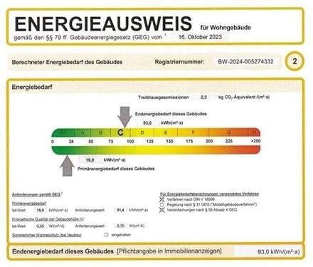 Energieausweis - 