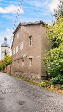 Außenansicht 3 - Historisches Bauernhaus mit zwei Wohneinheiten, Fachwerkscheune & großem Garten in idyllischer Lage