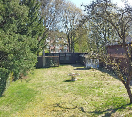 Grundstück - Doppelhaus-Bauplatz zentral in Sasel