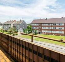 Sofort frei! Ideal geschnittene 2-Zimmer-Wohnung mit Balkon und Tageslichtbad - Herne Herne-Süd