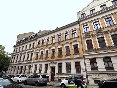 Frontansicht - 2 Zimmer Etagenwohnung zum Kaufen in Leipzig