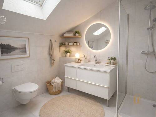 Badezimmer DG visualisiert - 