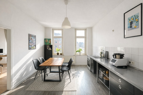 Küchenbereich - 2 Zimmer Etagenwohnung zum Kaufen in Düsseldorf