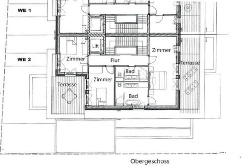 Raumaufteilung - Obergeschoß - 