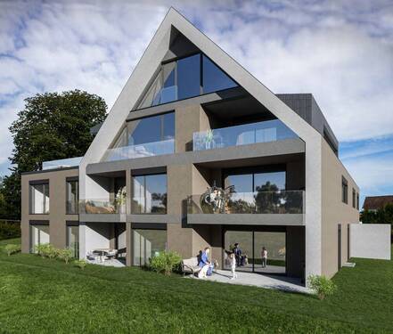 Finale Südansicht - Wohnung in Friedrichshafen - 589.000,00&nbsp;EUR Kaufpreis, ca.&nbsp; 70,60&nbsp;m&sup2;&nbsp;Wohnfl&auml;che