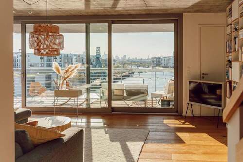 Wohnzimmer - Ausblick - 3 Zimmer Etagenwohnung in Offenbach