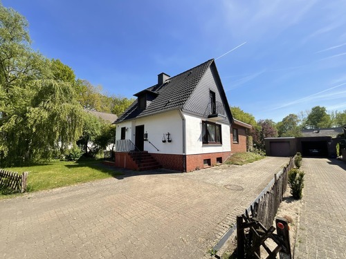 Giebelansicht - 4 Zimmer Einfamilienhaus in Ottersberg