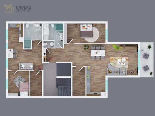 1. OG - Etagenwohnung mit 49,90 m&sup2; in Trier zum Kaufen