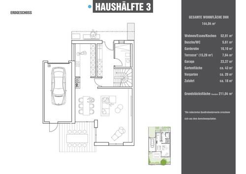 DHH03 EG - 4 Zimmer Doppelhaushälfte in Tegernheim